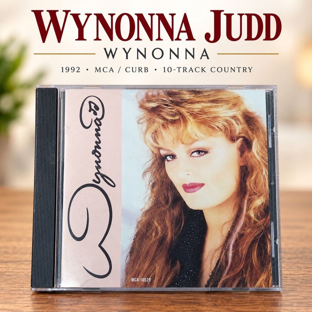 Wynonna Judd Wynonna CD 1992 Curb MCA MCAD-10529 Country 10 Tracks